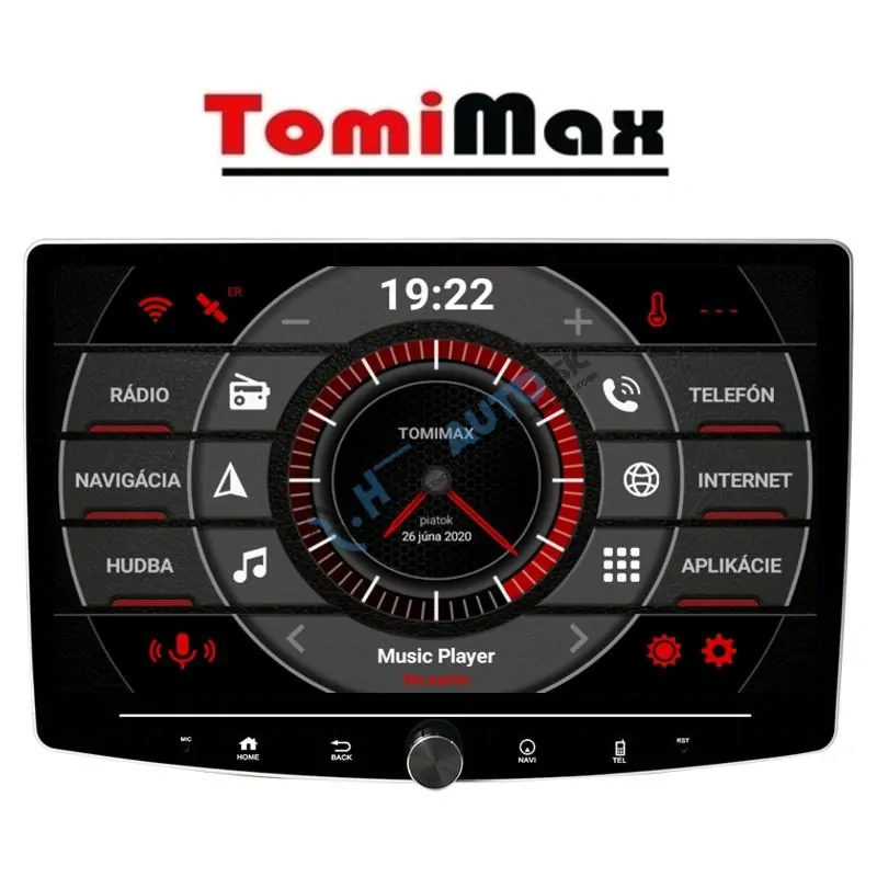 ANDROID 15 1DIN autorádio 10,1" WIFI, GPS, USB