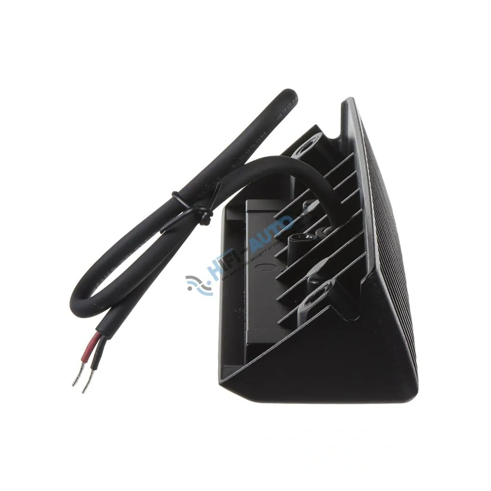 LED svetlo nástenné, 10-30V, 18x1W, čierne, 229x60x43mm