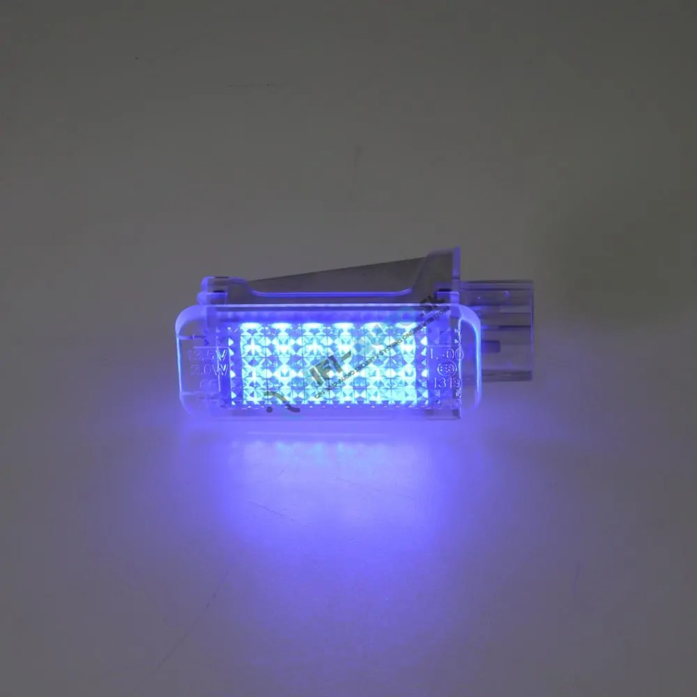LED osvetlenie interiéru VW, Audi, Seat, Škoda, Lamborghini, modré