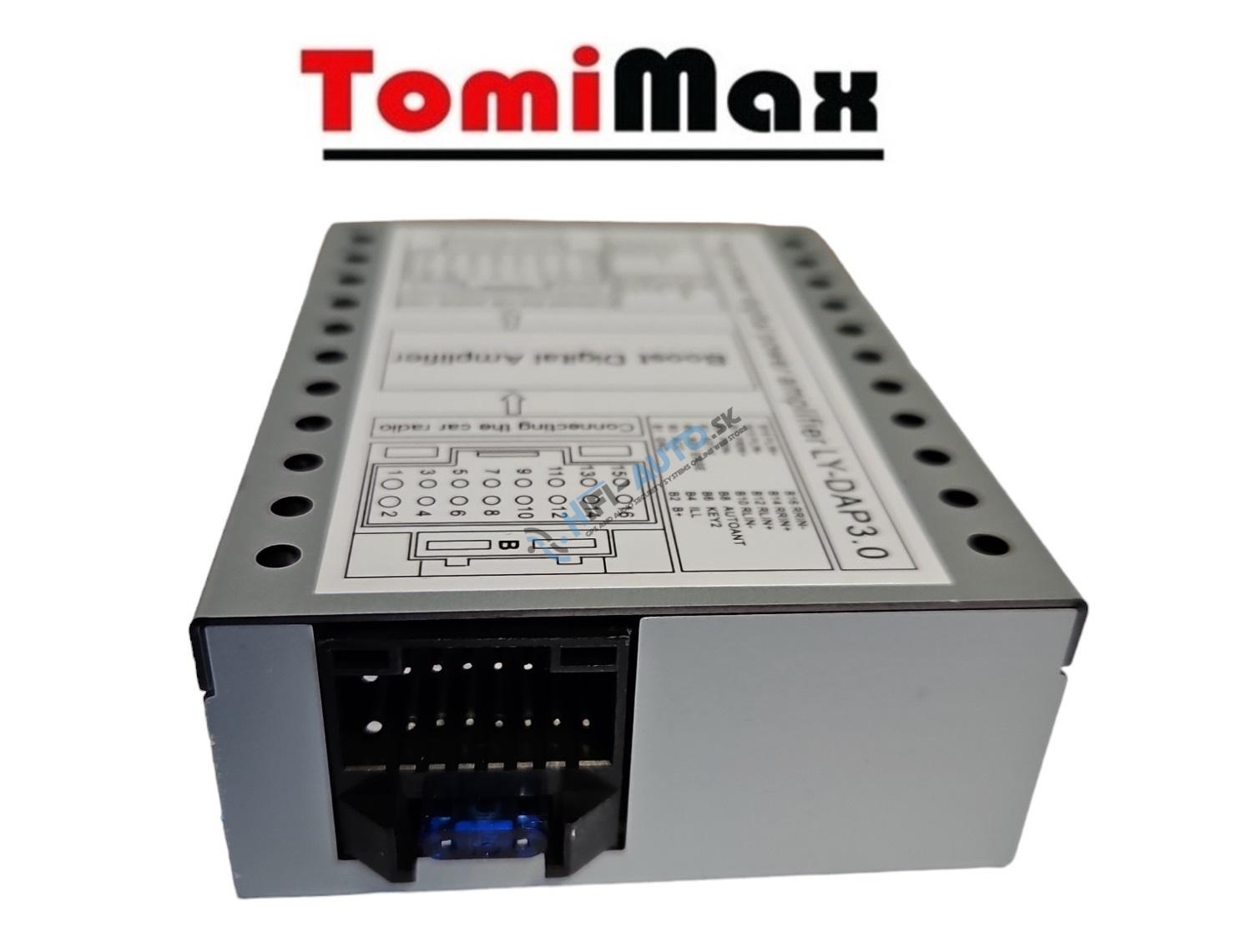 DSP zosilňovač pre autorádio