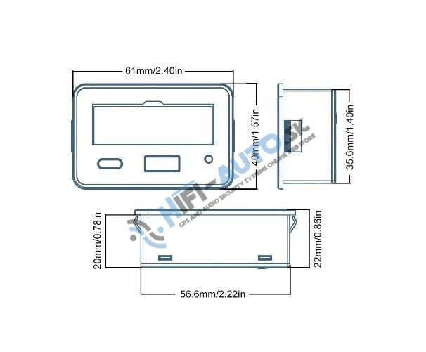 Indikátor batérie 8-30V s USB/USB-C zásuvkou