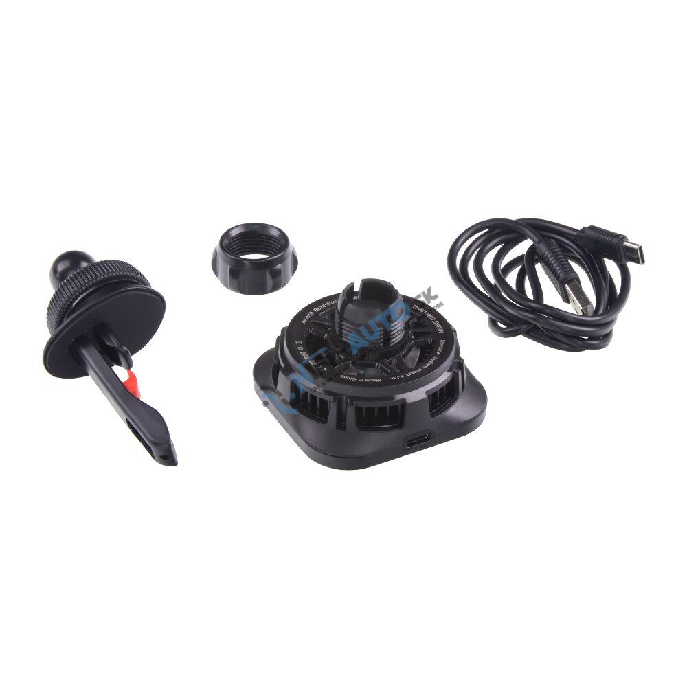 Magnetický držiak s Qi dobíjaním s aktívnym chladením do mriežky ventilácie (MagSafe compatible)