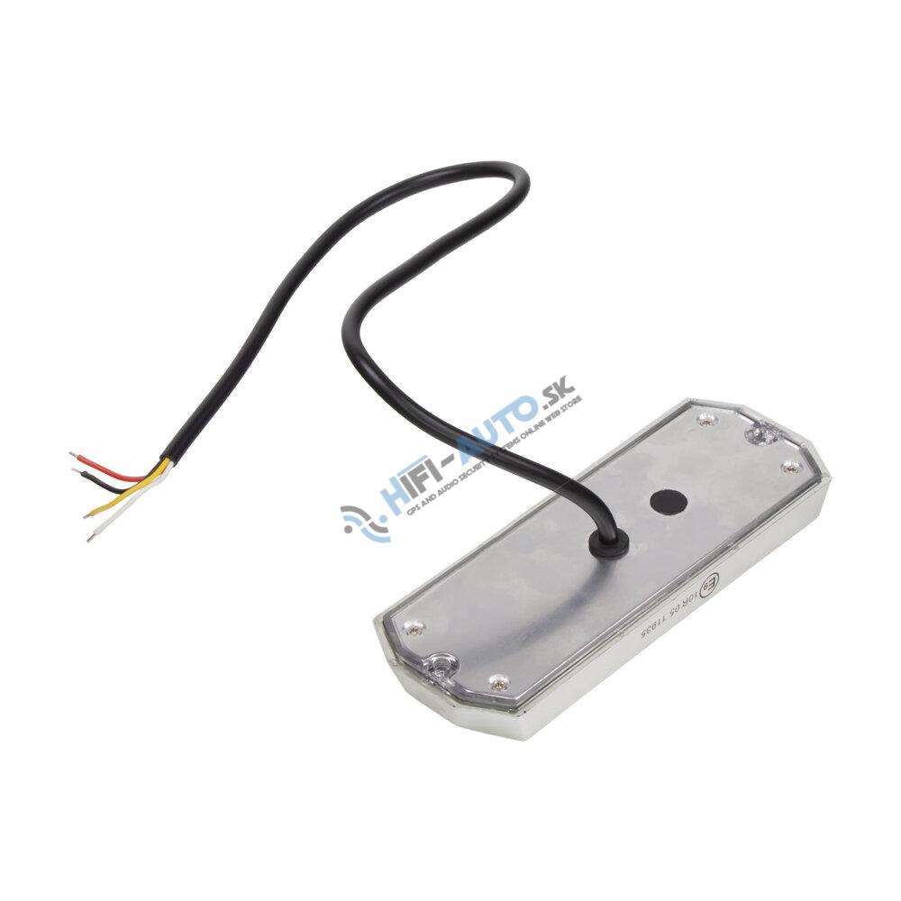 PROFI SLIM výstražné LED svetlo vonkajšie, oranžové, 12-24V, ECE R10