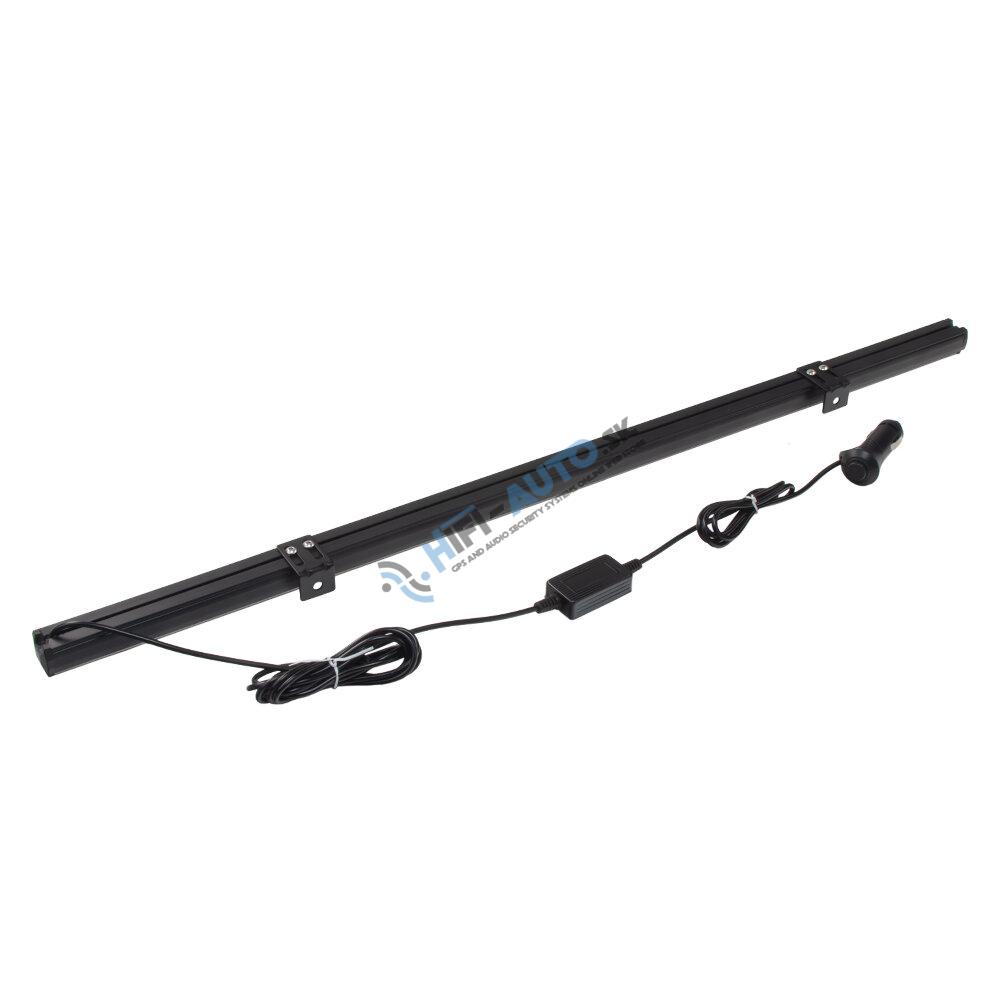Gumové výstražné LED svetlo vonkajšie, oranžové, 12/24V, 740mm