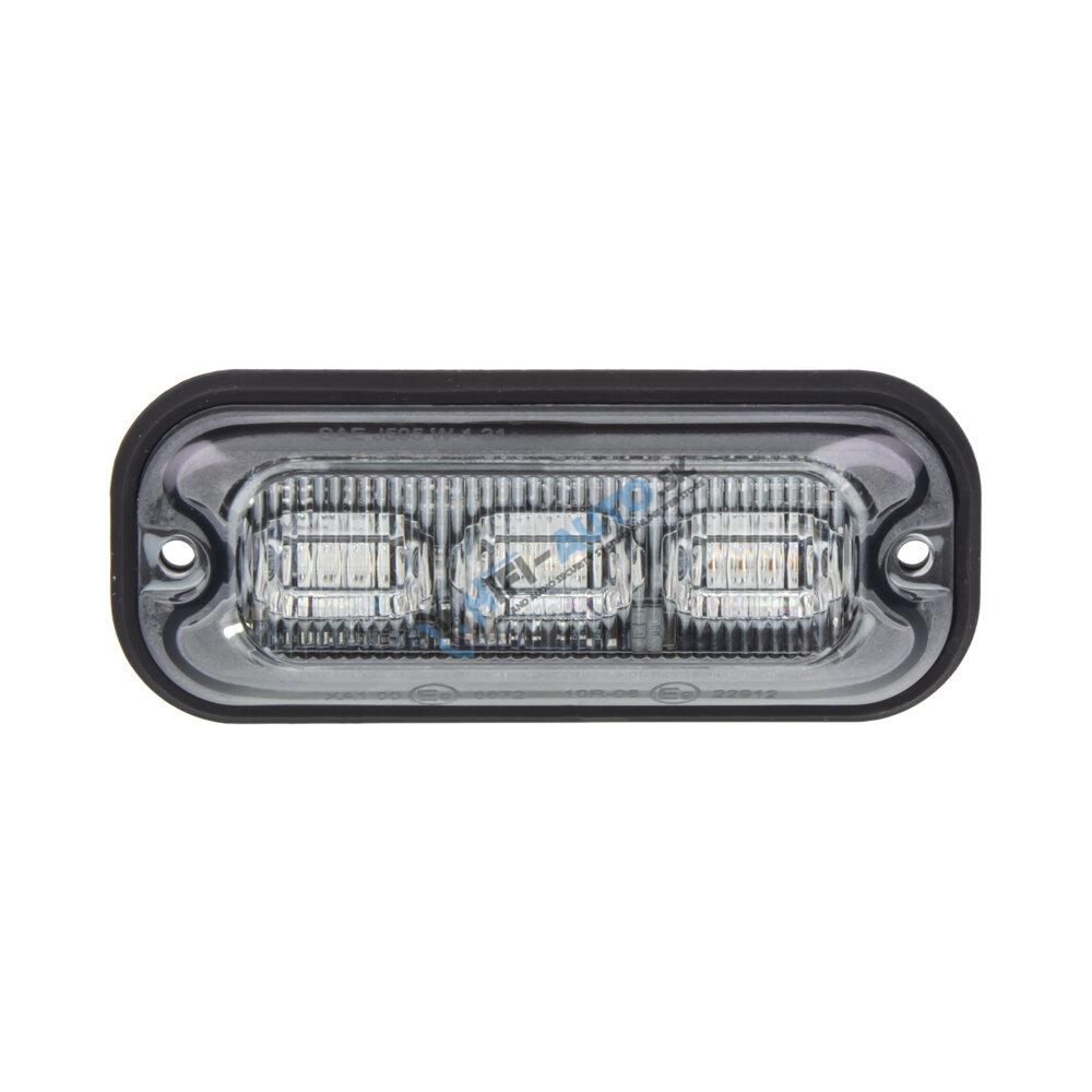 PREDATOR 3x4W LED, 12-24V, červený, ECE R10