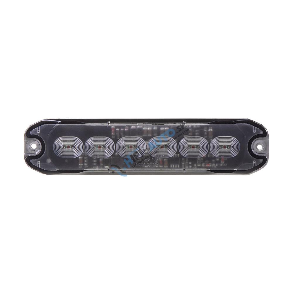 PROFI SLIM výstražné LED svetlo vonkajšie, červené, 12-24V, ECE R10