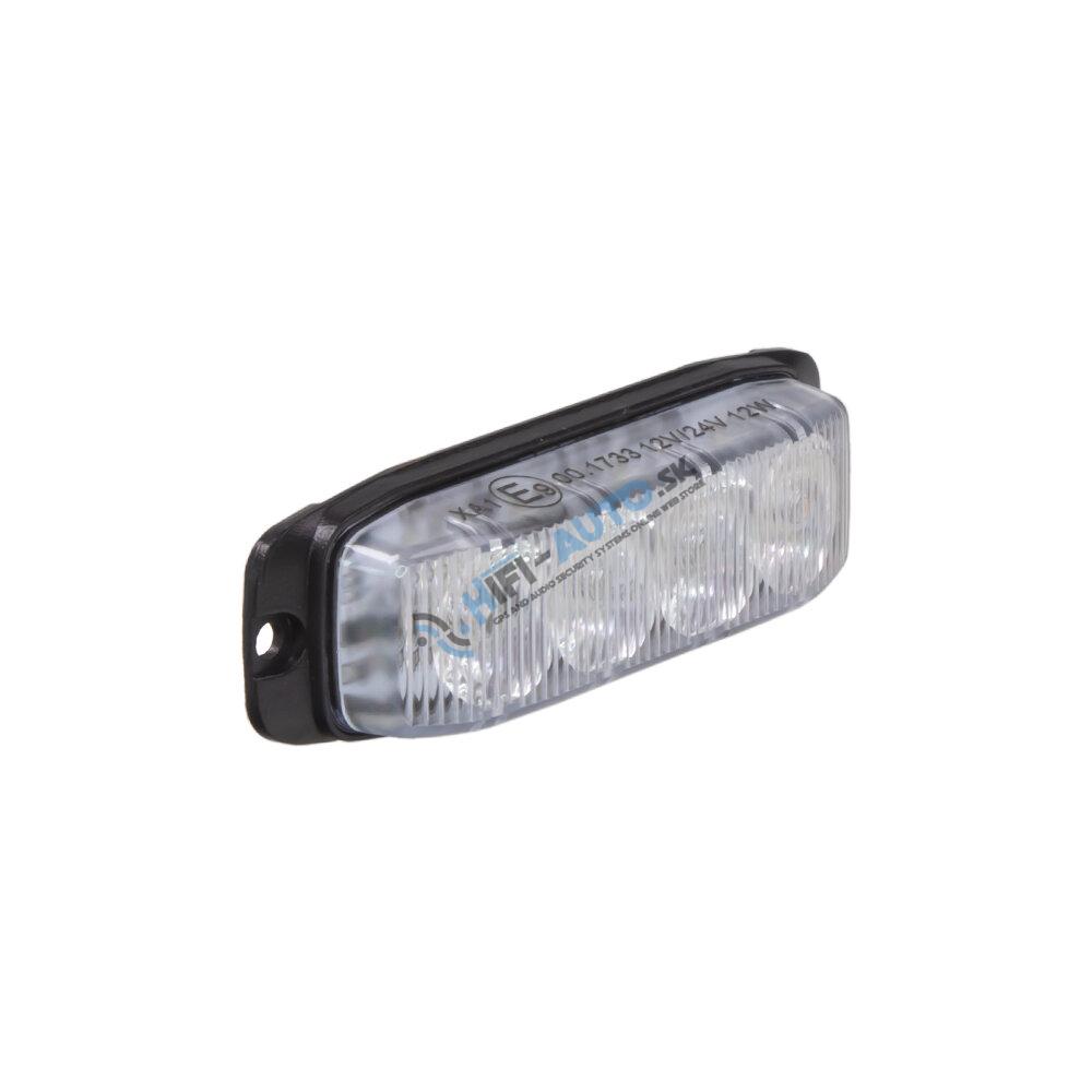 PROFI SLIM výstražné LED svetlo vonkajšie, oranžové, 12-24V, ECE R65