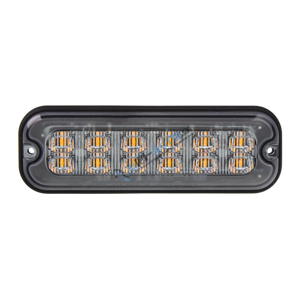 PREDATOR 12x4W LED, 12-24V, oranžový, ECE R65