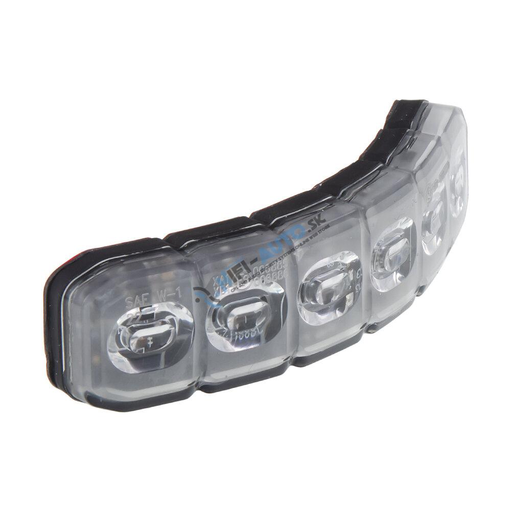 PROFI silikónové ohybné výstražné LED svetlo vonkajšie, oranžové, 12-24V, ECE R65