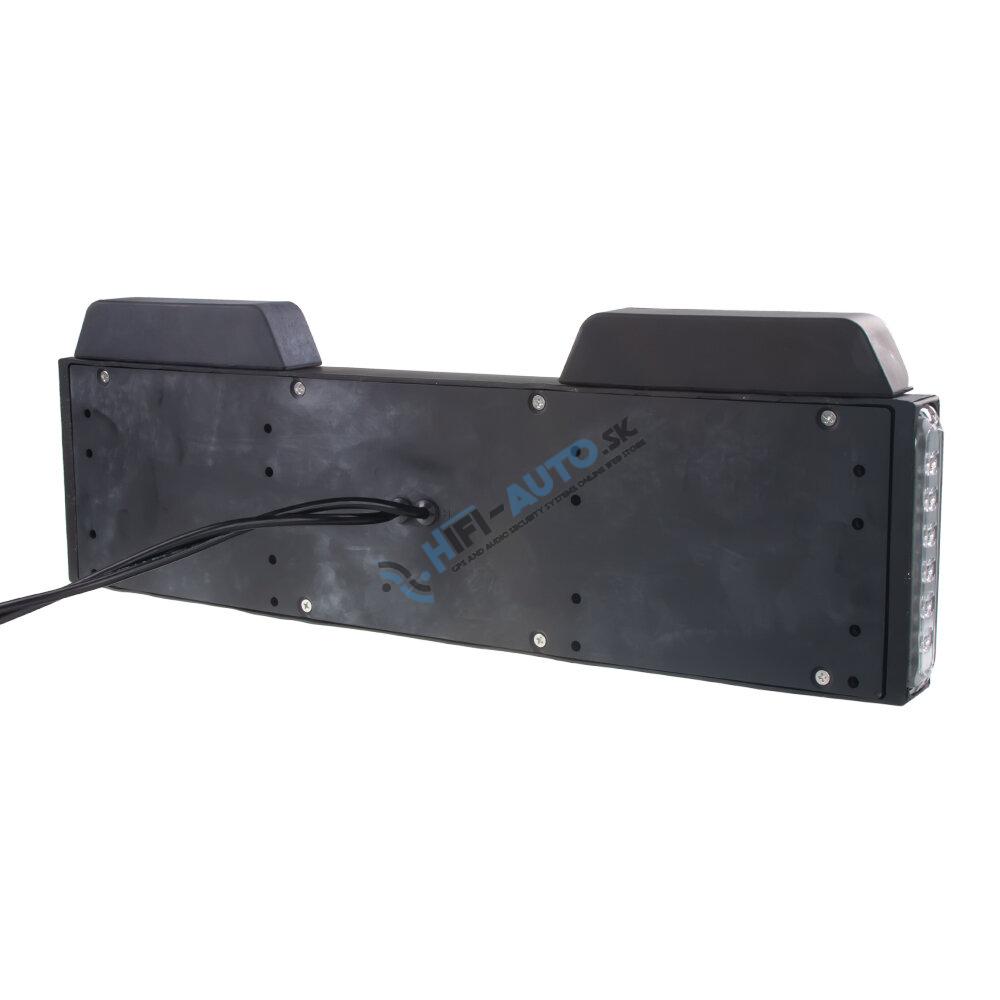 4x PREDATOR 6x4W LED pod ŠPZ, 12-24V, oranžový, ECE R65