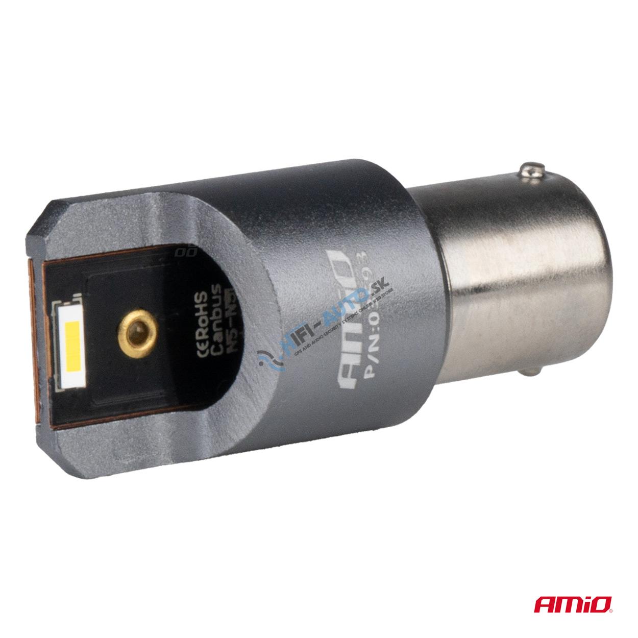 LED žiarovka FULL CANBUS PRO BA15S P21W 2x1860SMD biele12V 24V