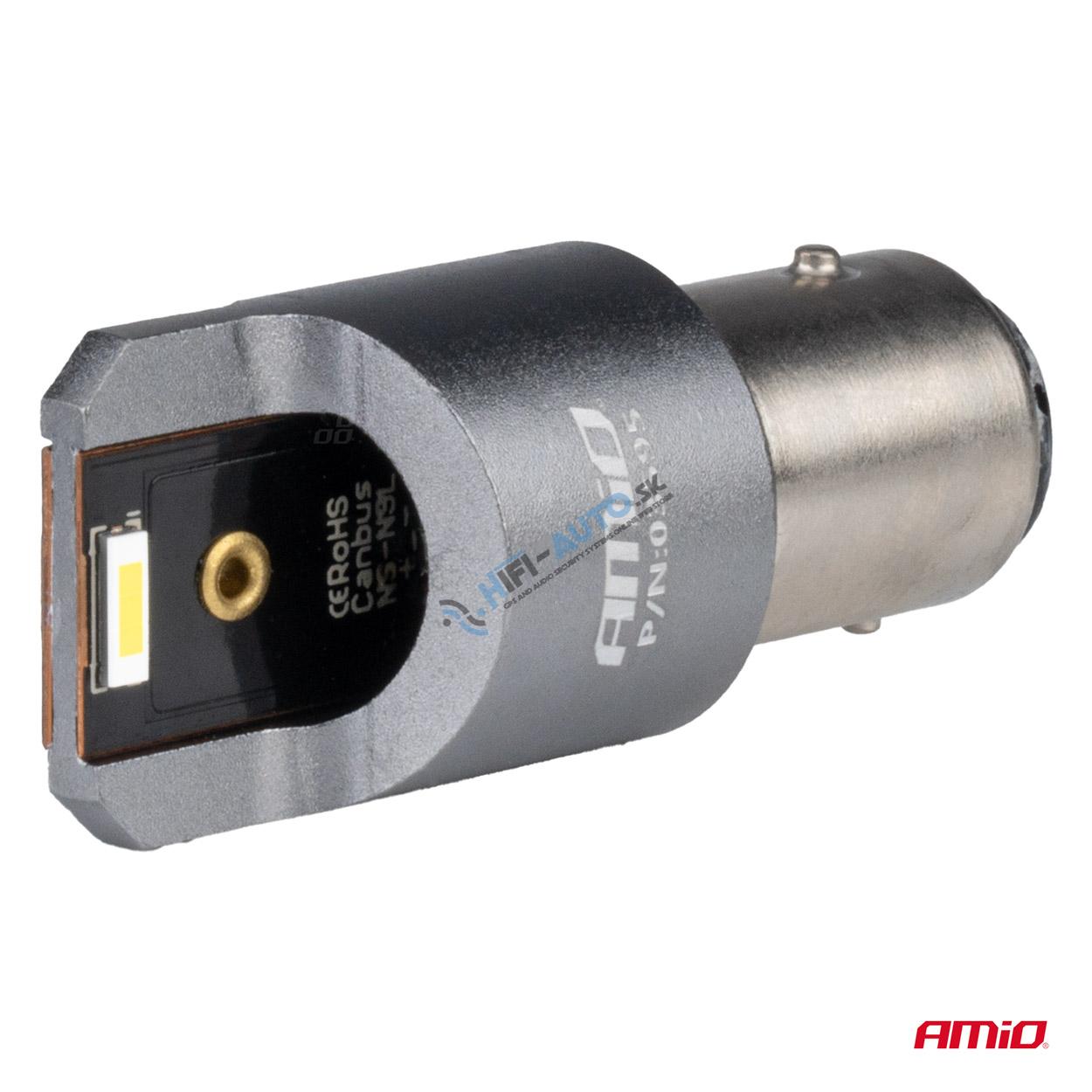 LED žiarovka FULL CANBUS PRO BAY15D P21/5W 2x1860SMD biele 12V 24V