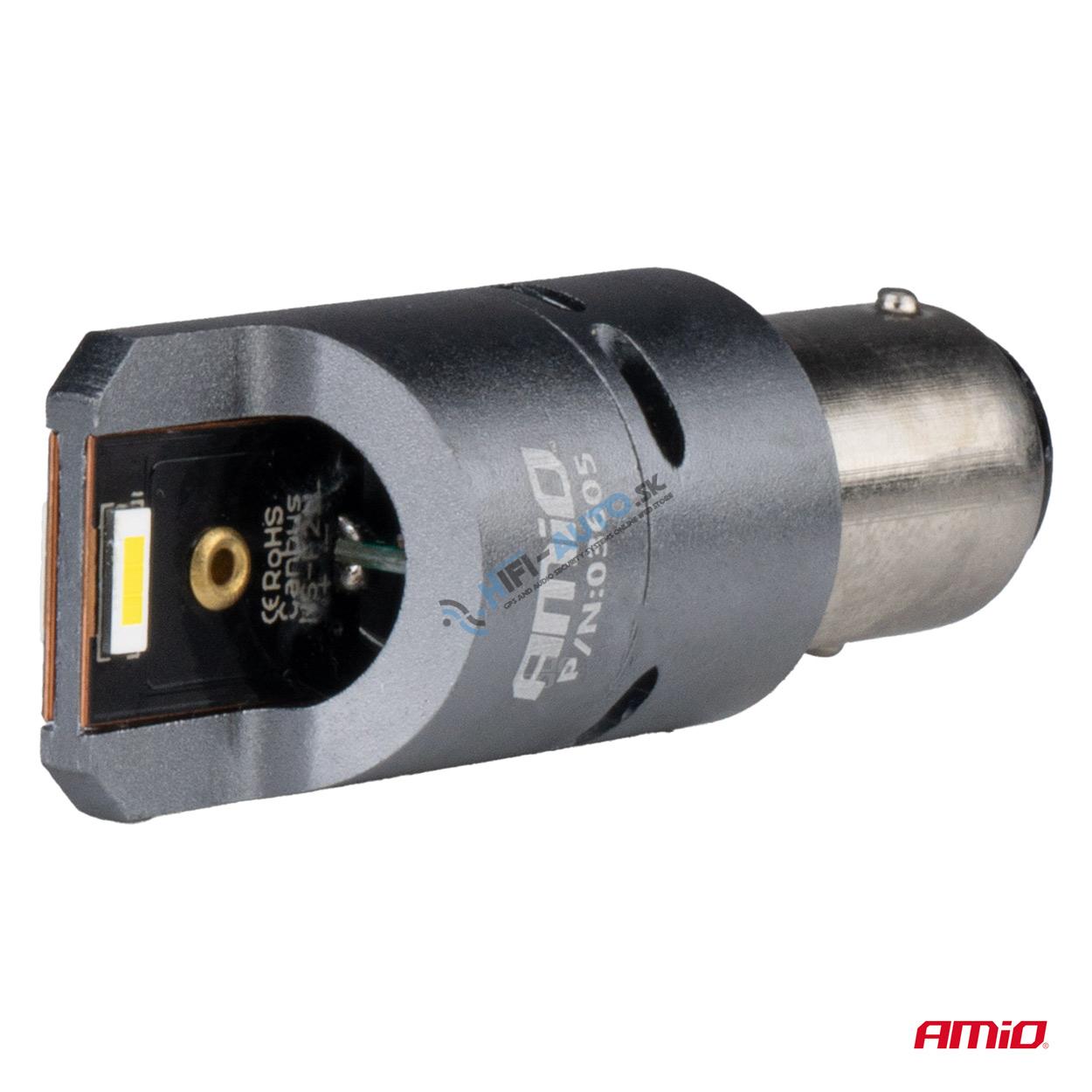 LED žiarovka FULL CANBUS PRO BAY15D P21/5W 2x1860SMD biele 12V 24V