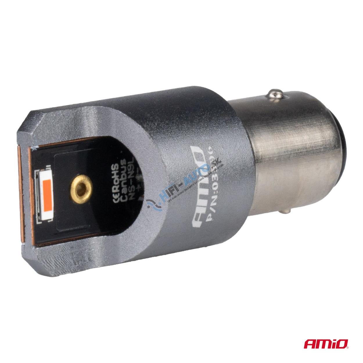 LED žiarovka FULL CANBUS PRO P21/5W 2x1860 SMD červené 12V 24V