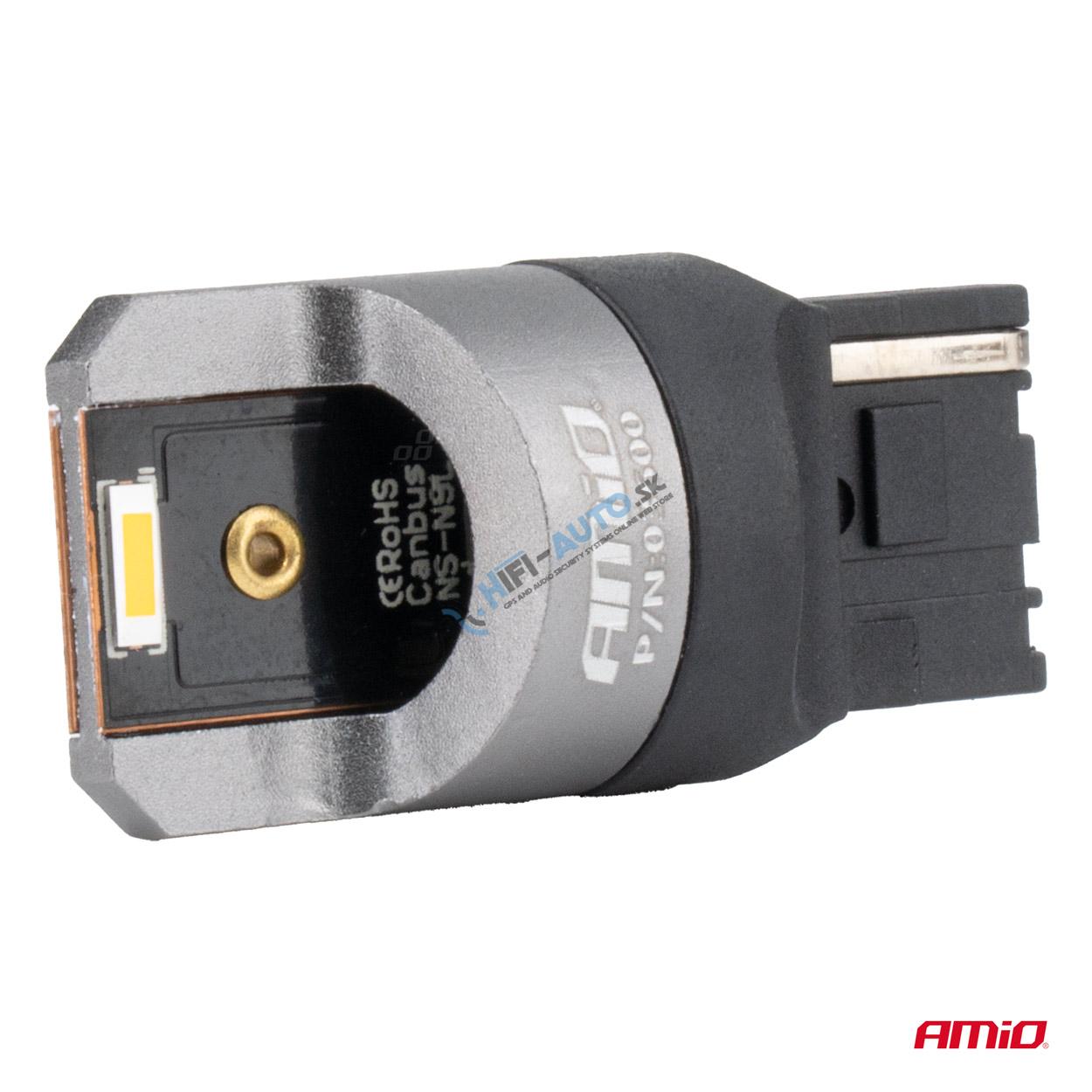 LED žiarovka FULL CANBUS PRO WY21W 2x1860 SMD amber 12V 24V