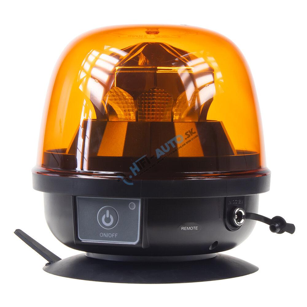 AKU LED maják, oranžový, diaľkové ovládanie, magnet, ECE R10, R65