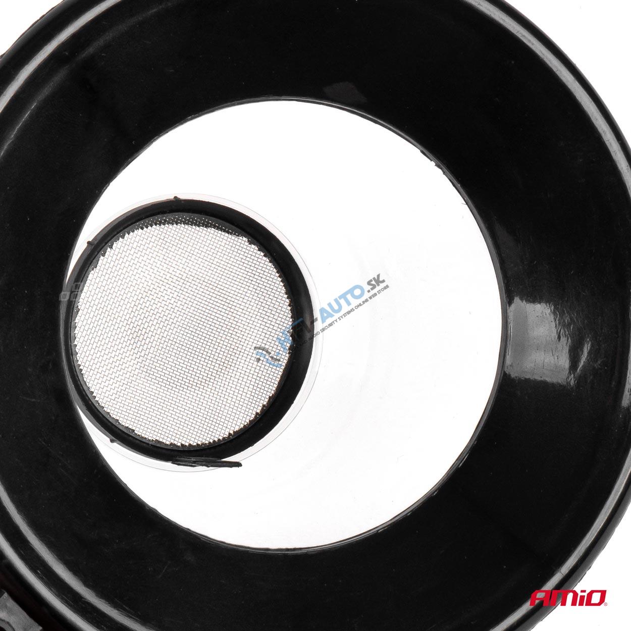 Univerzálny plastový lievik s krytom na tekutiny, tekutiny, vodu, 13,5 cm