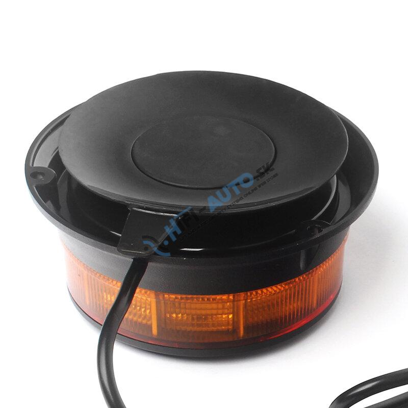 LED maják, 12-24V, 30x0, 7W oranžový, magnet, ECE R65 R10