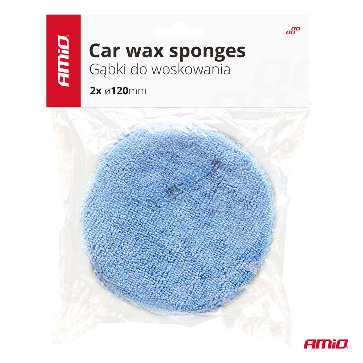 Súprava okrúhlych leštiacich podložiek z mikrovlákna 120 mm 2 ks