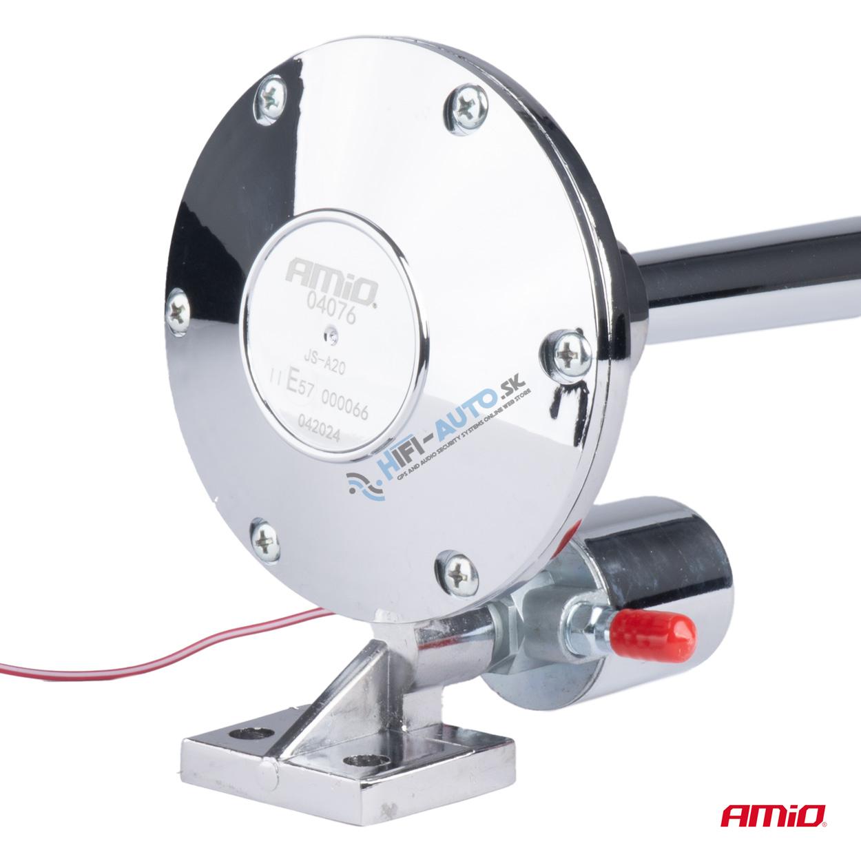 Zvuková signalizácia klaksónu chróm 640 mm 12V 24V