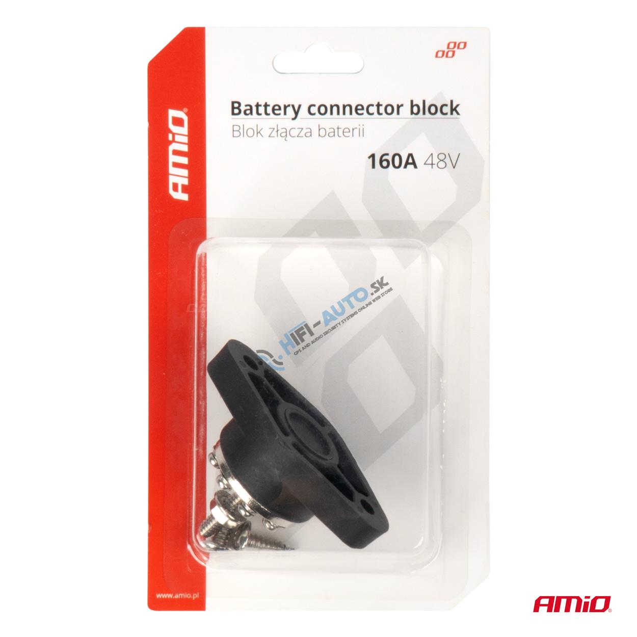 Konektor batérie distribučný blok zbernice 8-násobný max. 48V 160A