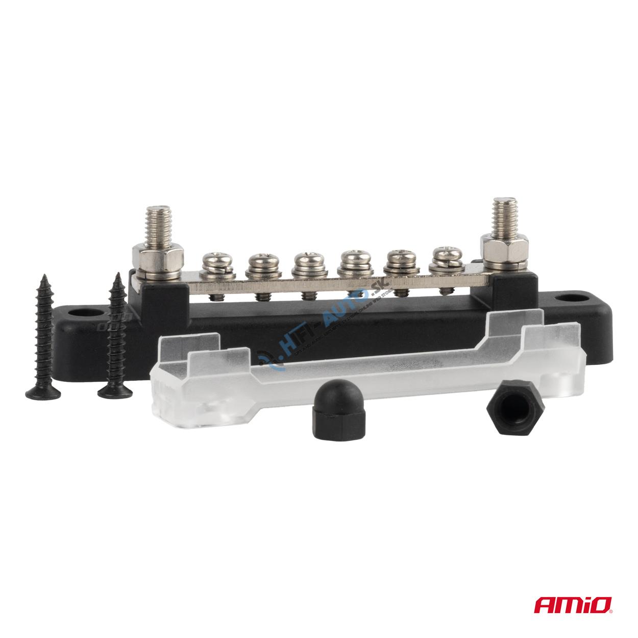 Mínusová rozvodná bloková prípojnica M6 12V - 48V 150A
