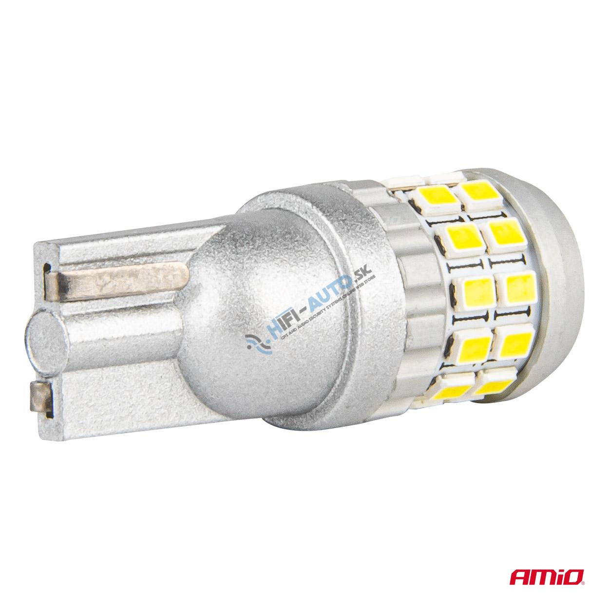 LED žiarovky CANBUS T10 W5W 30SMD 2016 Biela 12V/24V
