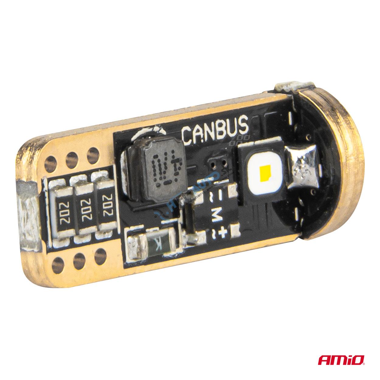 LED žiarovka CANBUS T10 W5W 3SMD 3838 White 12V/24V