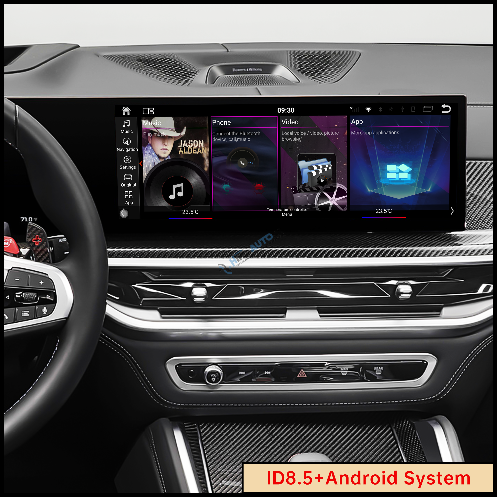 Android Auto + CarPlay + Android pre BMW ID8