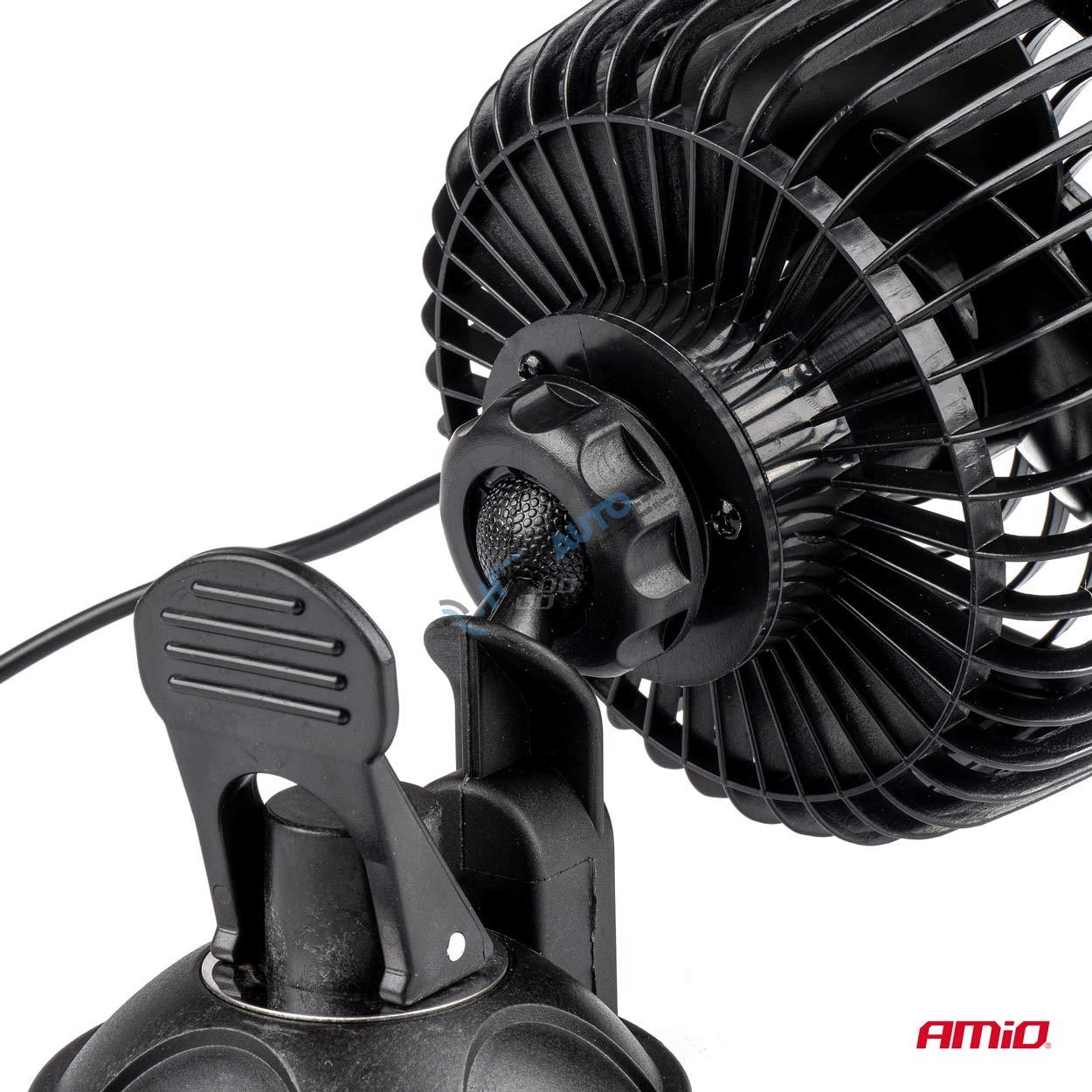 Ventilátor do auta s prísavkou 6" 12V