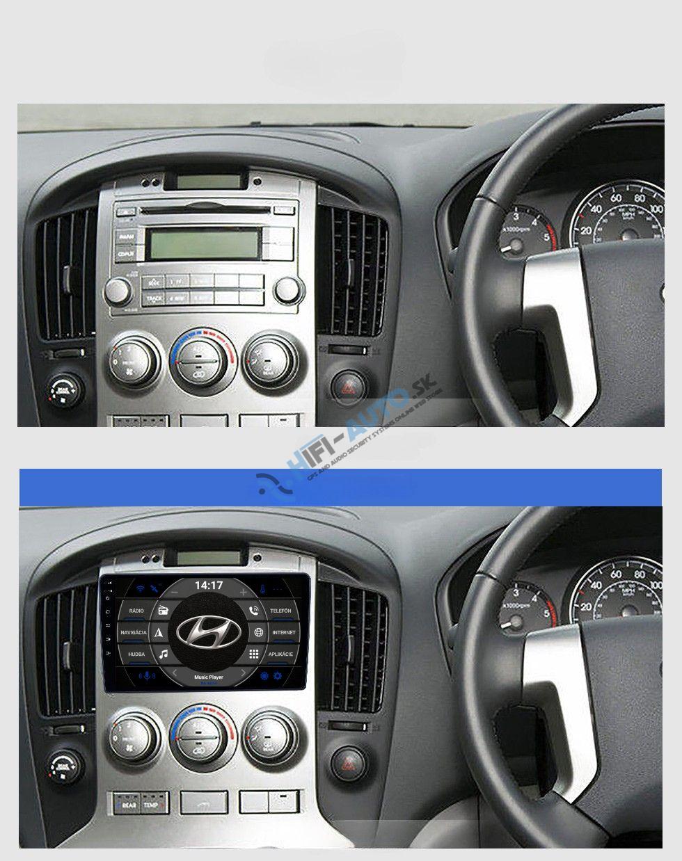 ANDROID 14 Hyundai H1 autorádio