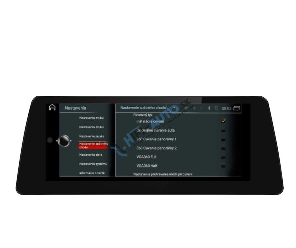 ANDROID 15 12,3" BMW 6 autorádio