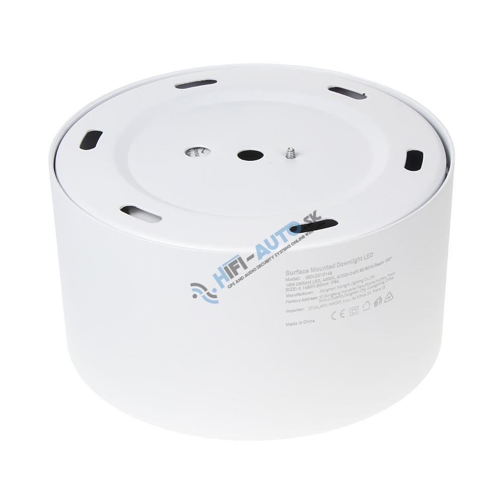 LED svetlo okrúhle 18W, ø148mm, 4000K