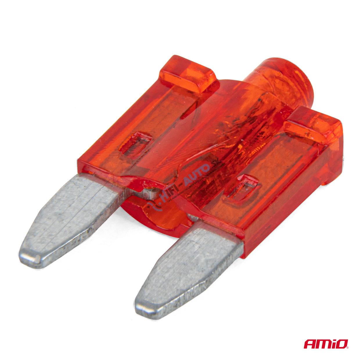 Autopoistky nožové mini s led diódou 10 ks 