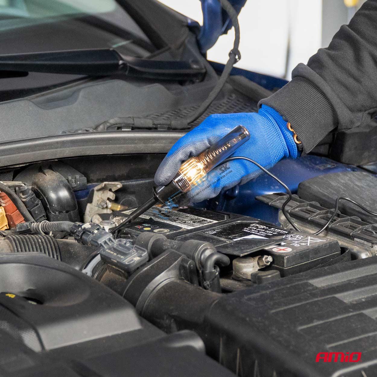 Tester napätia s krokosvorkou 6-12V