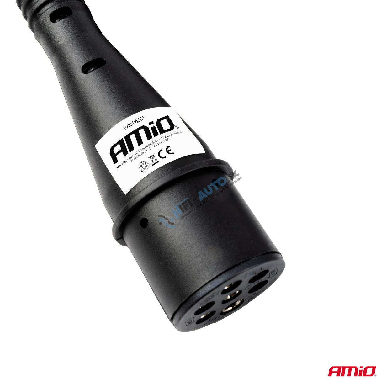 Špirálový kábel TIR 2x 7 PIN typ N 5m 24V