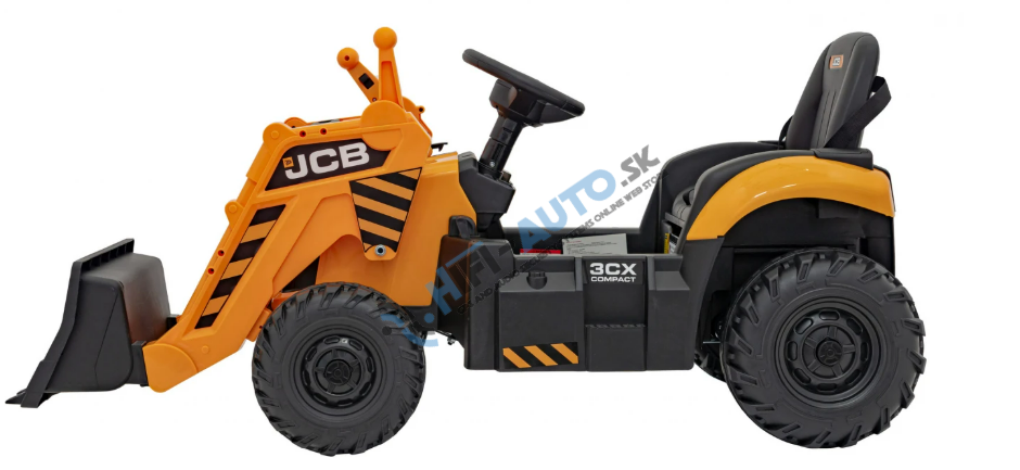 Žlté vozidlo JCB Excavator