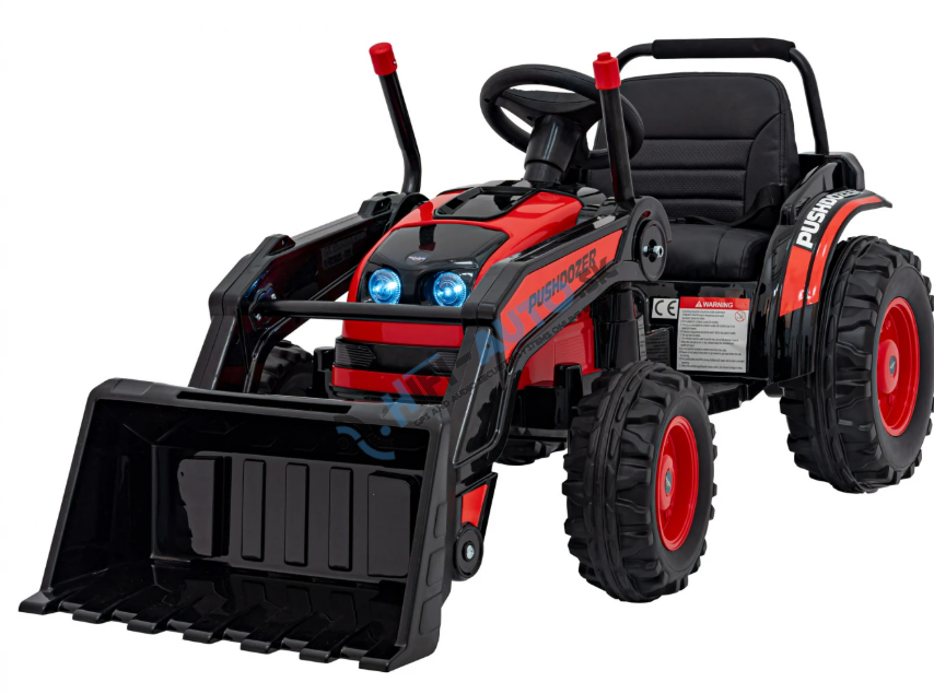 Elektrický bager – červený