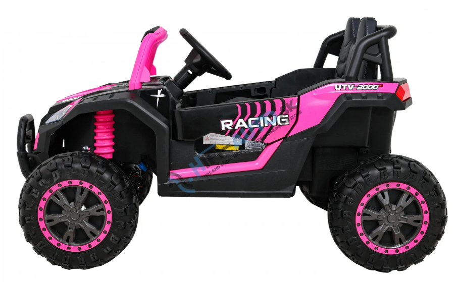 Elektrické autíčko Buggy UTV Racing 4x4 ružové