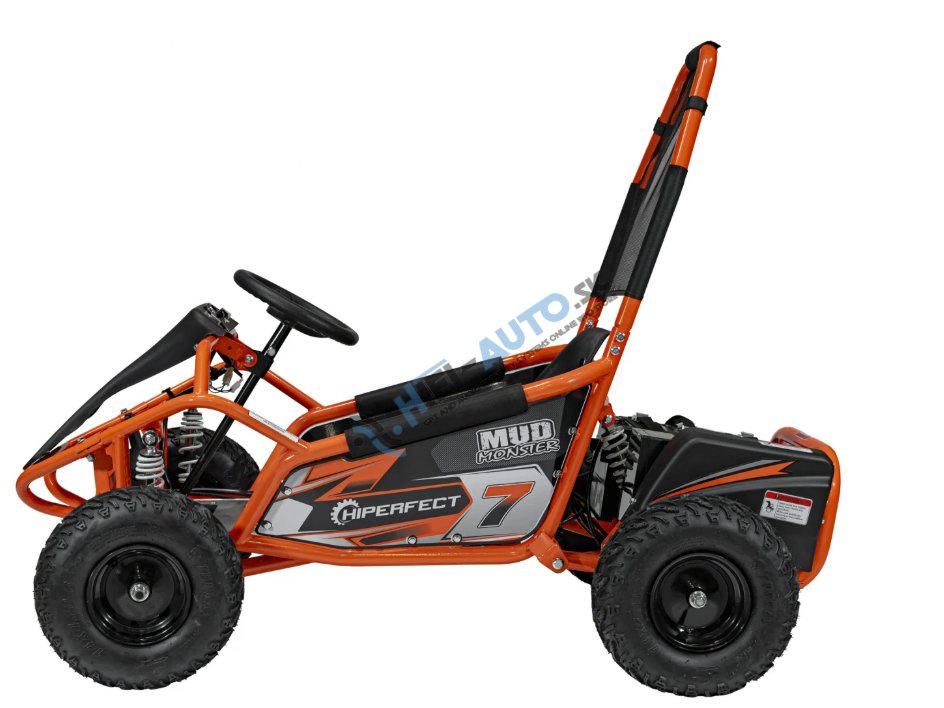 Elektrická bugina oranžová