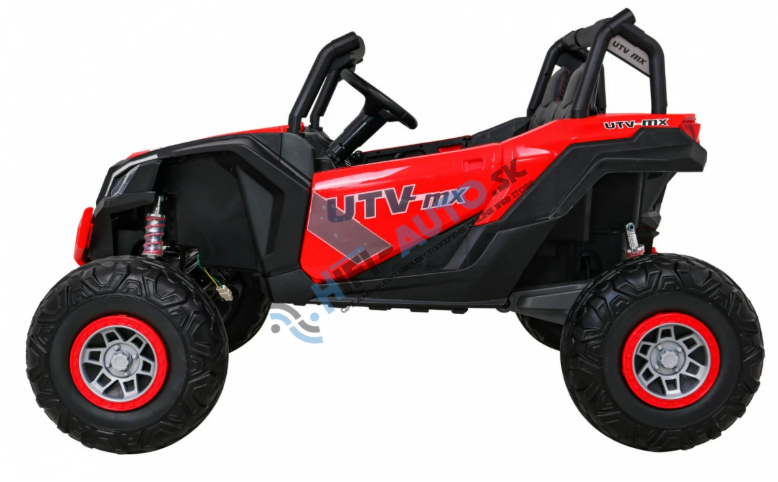 Elektrické autíčko Buggy UTV-MX 24V 4x4 červené