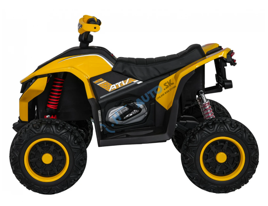 Detská elektrická štvorkolka Fast Wheel 4x4 žltá