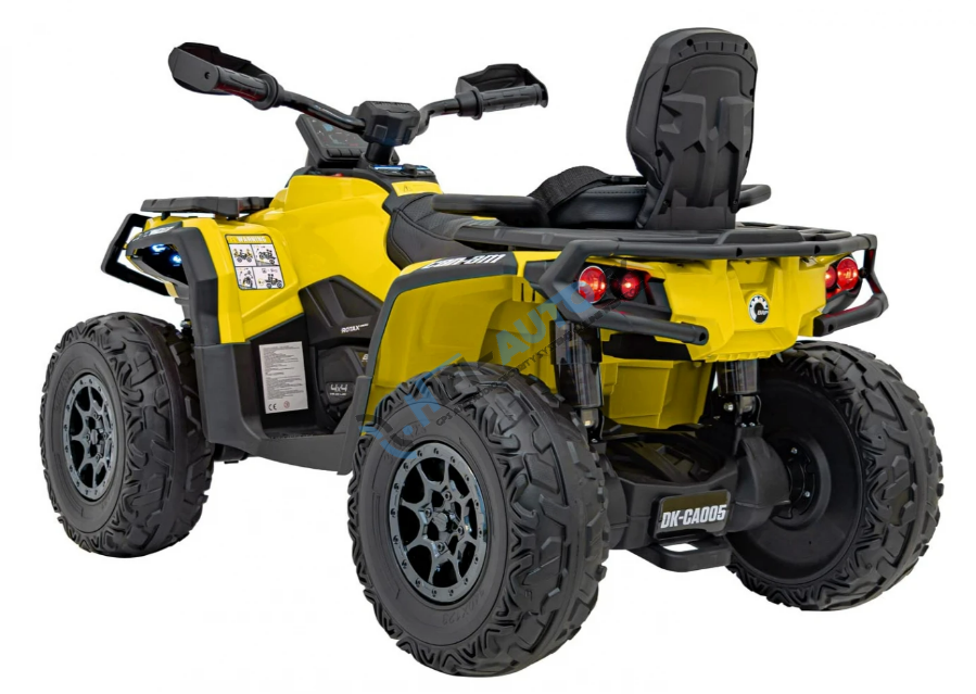 Detská elektrická štvorkolka Can-Am Outlander ATV žltá