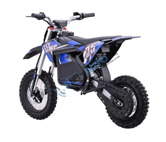 Elektrická motorka PIT BIKE – modrá
