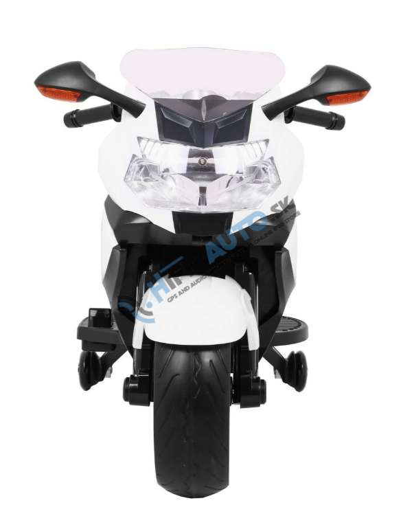 Detská elektrická motorka BMW K1300S biela