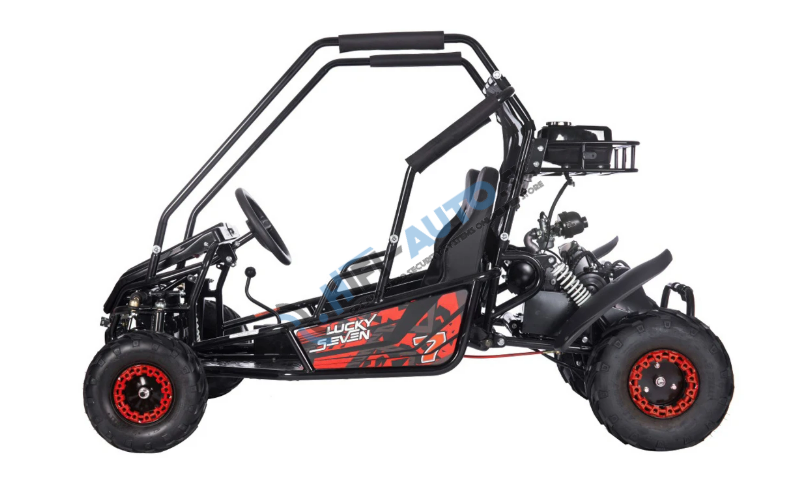 Detská bugina benzínová LUCKY SEVEN LIFT 125 cm3 – červená
