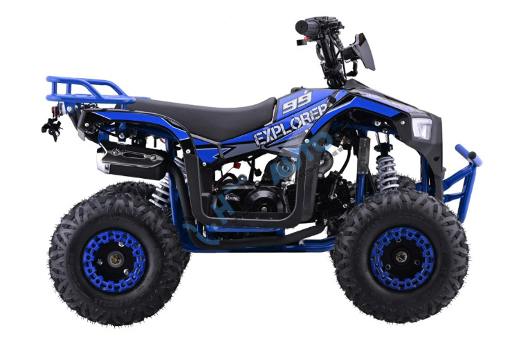 Benzínová štvorkolka EXPLORER 110CC, modrá farba