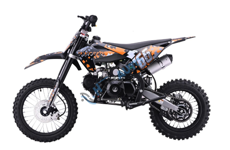 Detská benzínová motorka 110CM IMMORTAL – oranžová