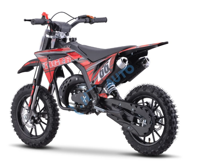 Benzínová motorka 49CC TIGER, červená farba