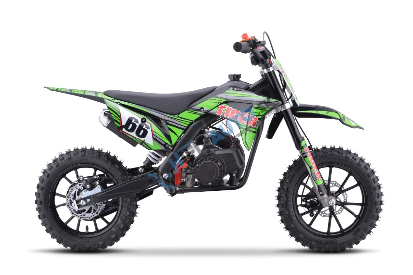 Benzínová motorka 49CC TIGER, zelená farba